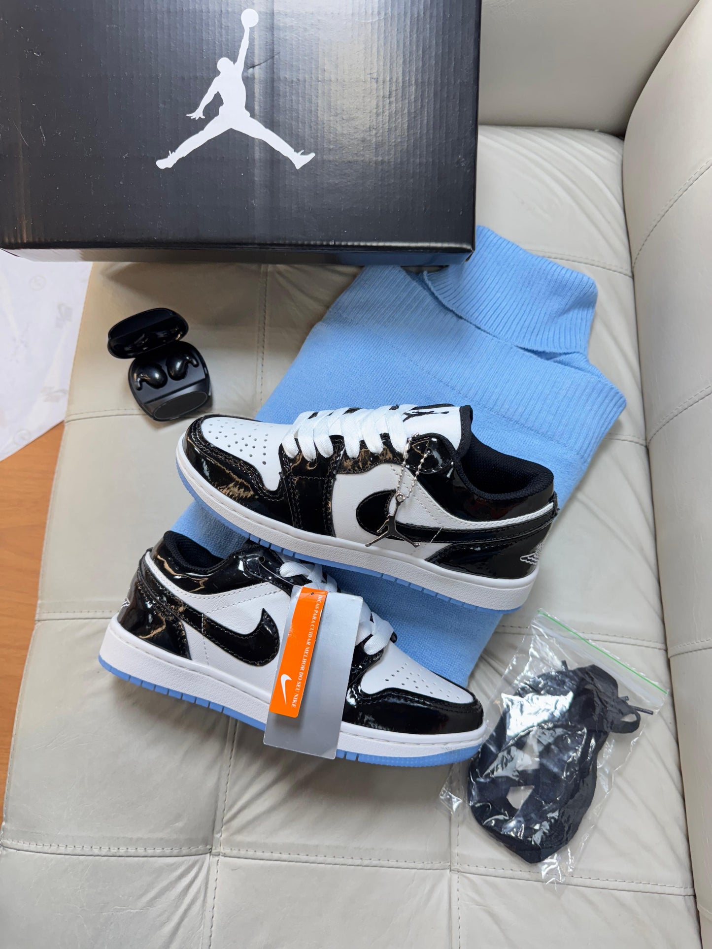 Tênis Jordan Low Verniz