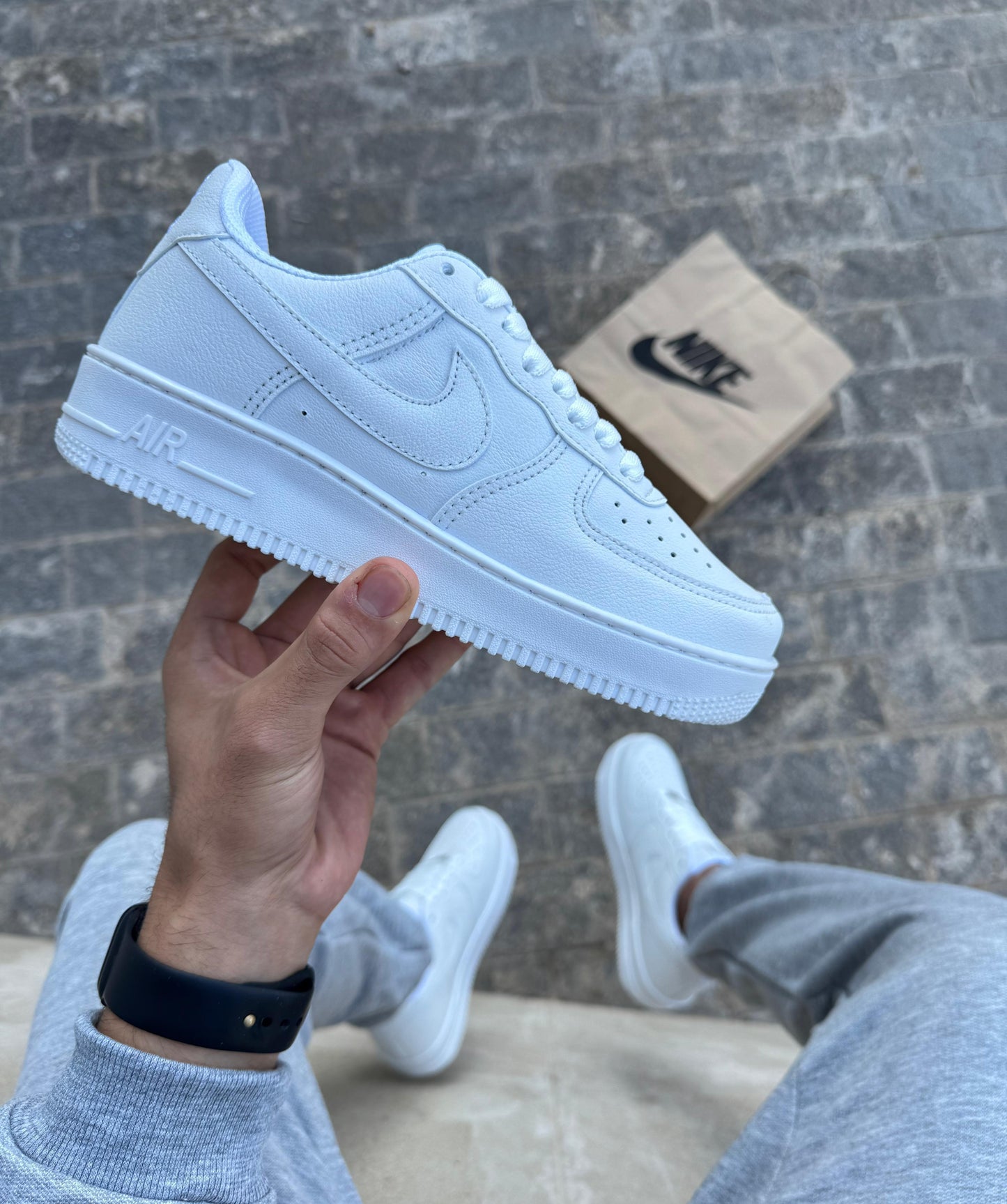 Tênis Air Force Linha Luxo Branco