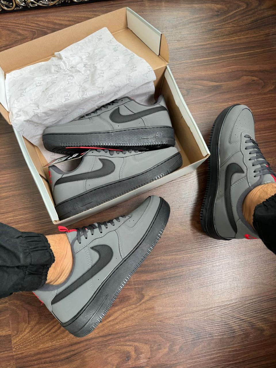 Tênis Air Force 1 Chumbo
