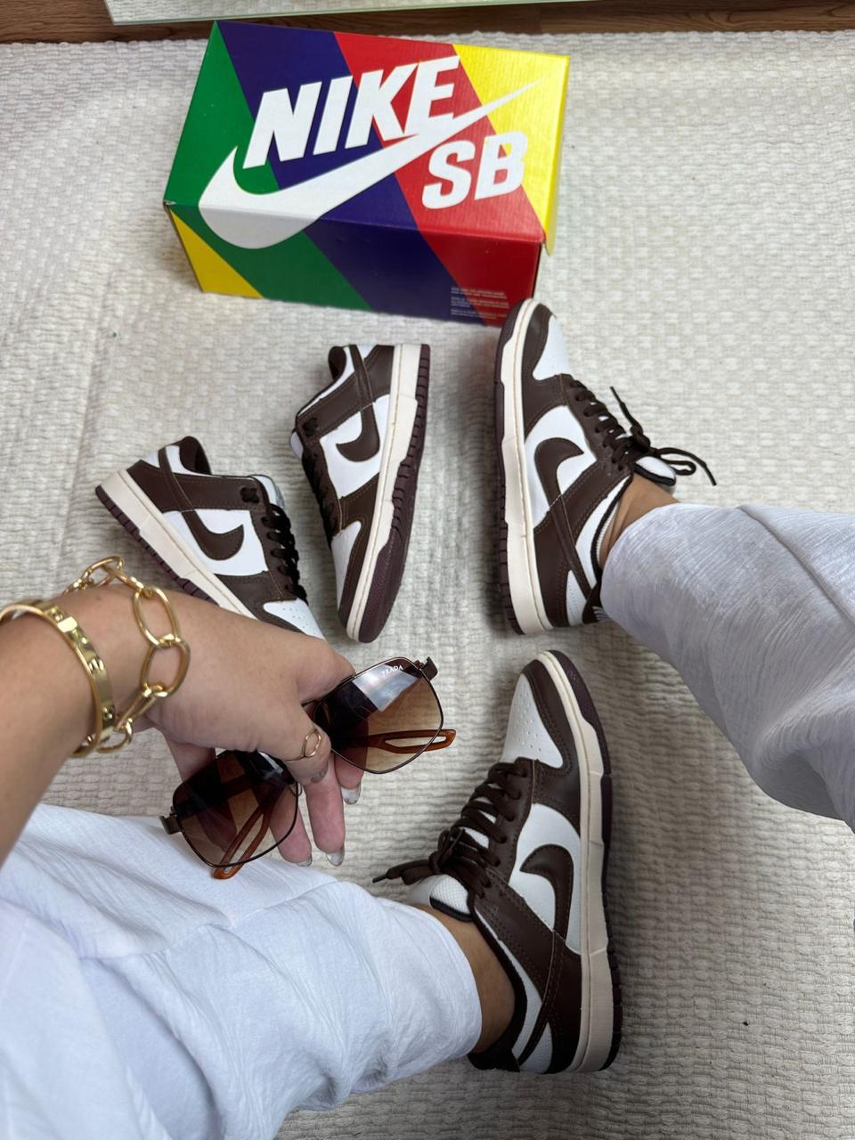 Tênis Nike Dunk Low Cacau