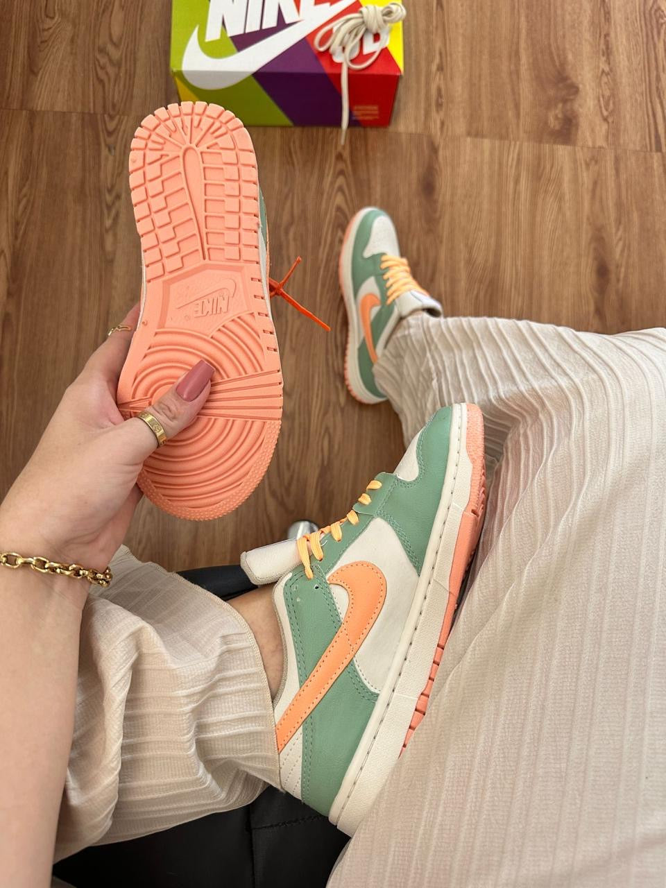Tênis Nike Dunk Low Cacau